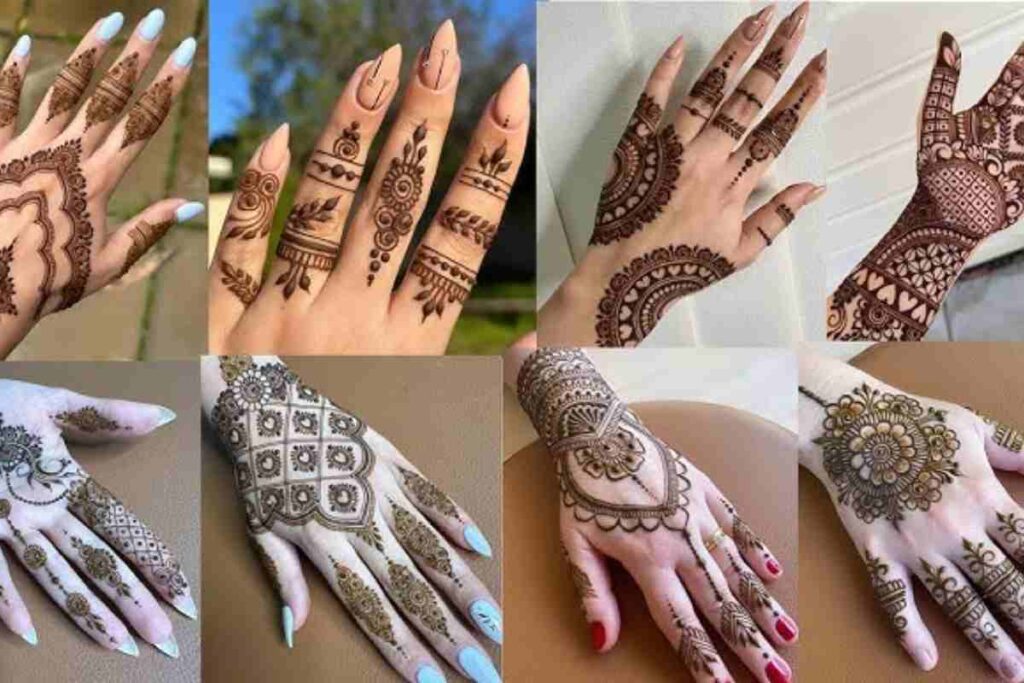 Finger Instagram Stylish Back Hand Mehndi Designs