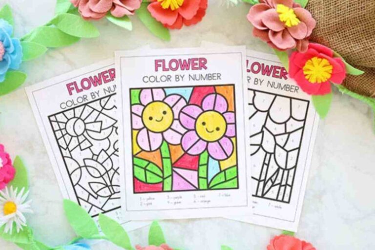 Flower:Sl66uib5x0i= Color Pages