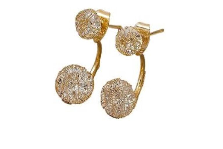 Gold and Diamond Earrings Designs For Daily Use