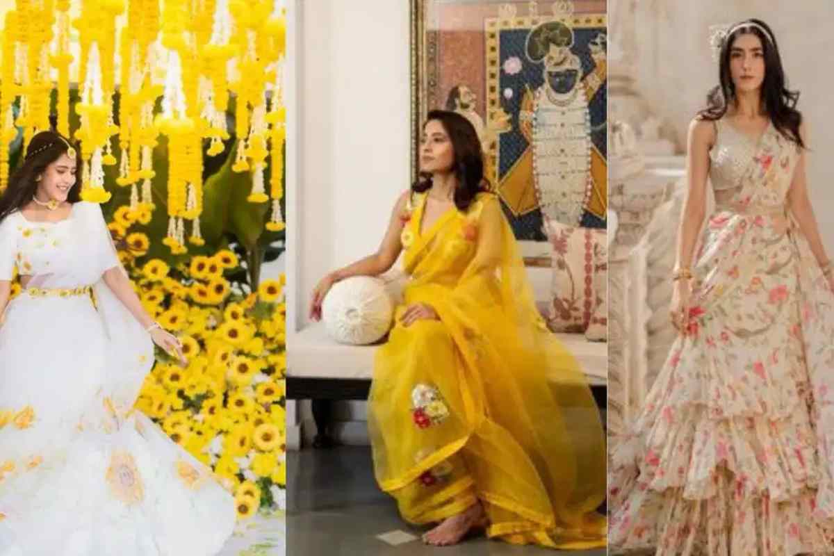 Best Haldi Dress for Bride Sister