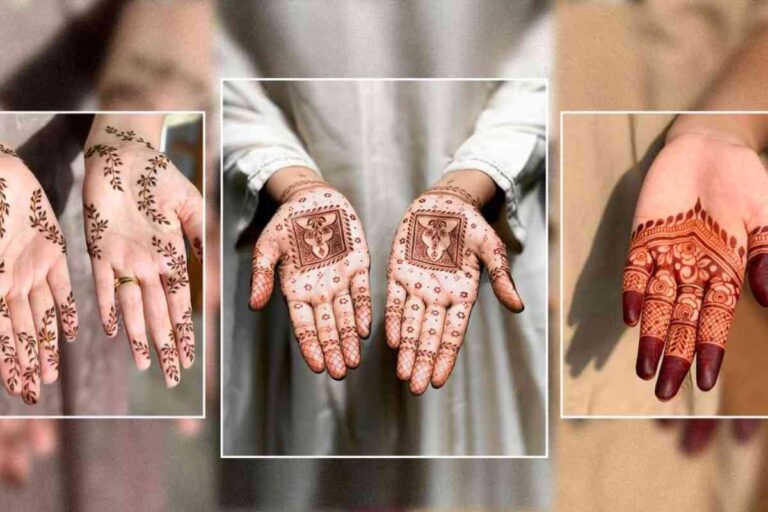 Simple Mehndi Designs for Front-Hand