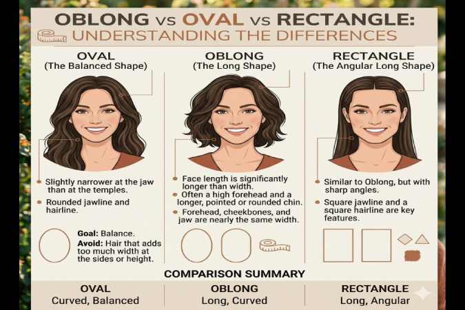oblong vs oval vs rectangle